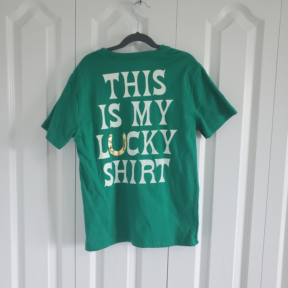 Gymboree Green and Gold Lucky Shirt